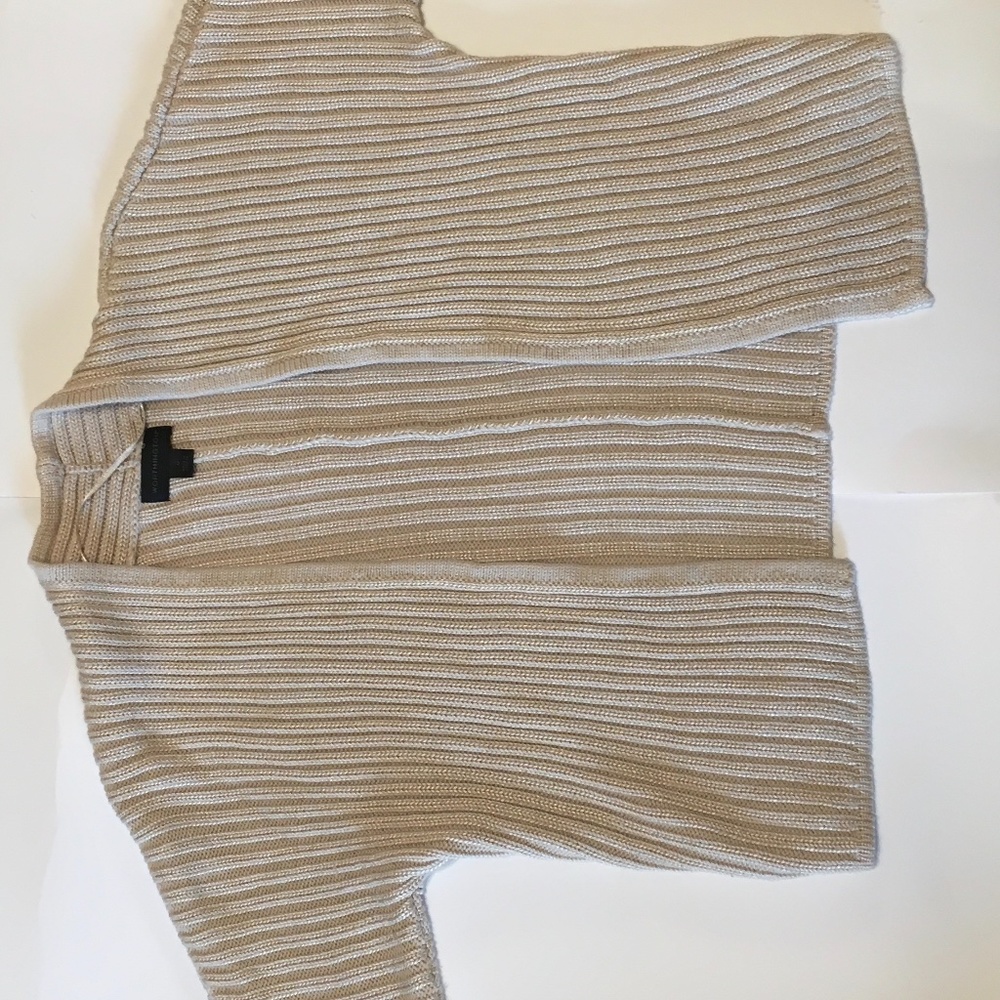 Cream Worthington Medium Knit Blazer